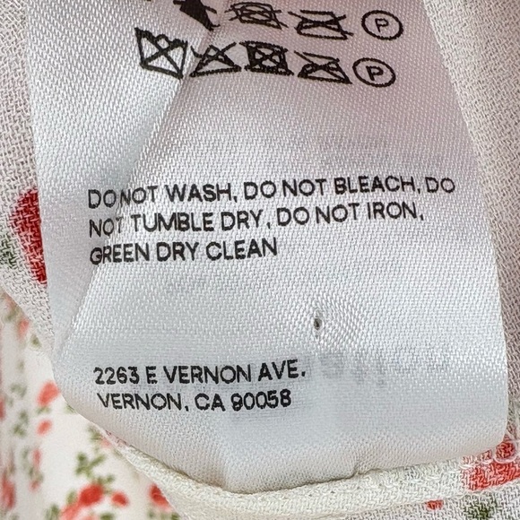 Reformation Women's Sloane Floral Midi Slip Dress | Sz Medium | Tosca Cream - Picture 15 of 16